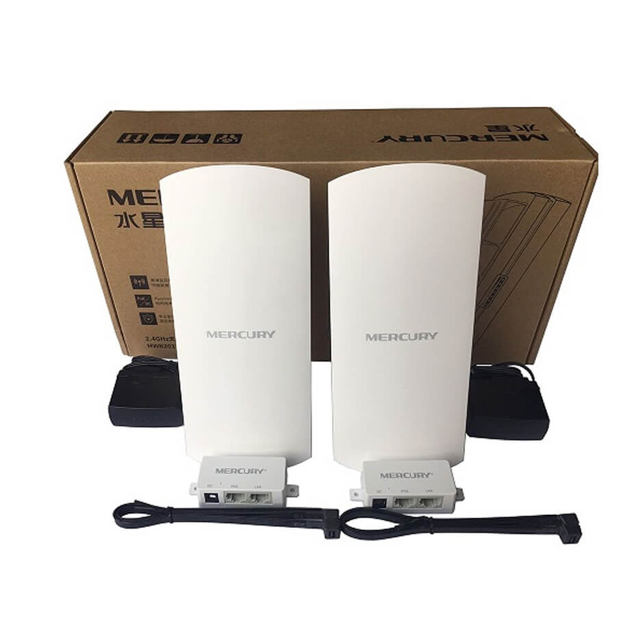 Bộ thu phát tín hiệu camera IP không dây MERCURY MWB201 (0~1km)